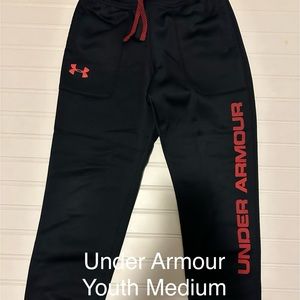 Under Armour Boys Pants Youth Medium